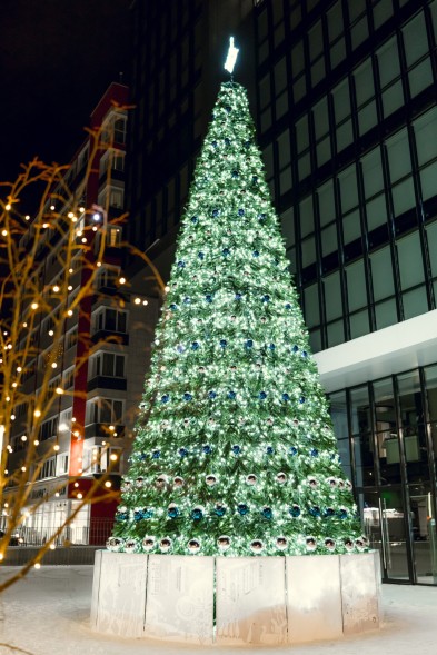 Ель каркасная «Светодинамическая Уральская» - 21 м