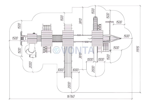 Детская площадка Савушка Люкс 1 Max