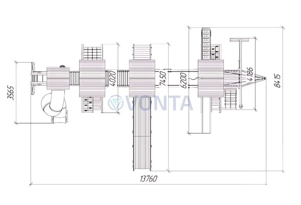 Детская площадка Савушка Люкс 1 Max