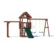 Детская площадка CustWood Junior Color JC3 с деревянной крышей