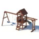 Детская площадка CustWood Junior Color JC3 с деревянной крышей