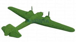 Топиари самолет бомбардировщик, масштаб к оригиналу 1:4 — газон Premium