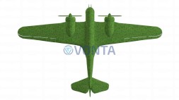 Топиари самолет бомбардировщик, масштаб к оригиналу 1:4 — газон Premium