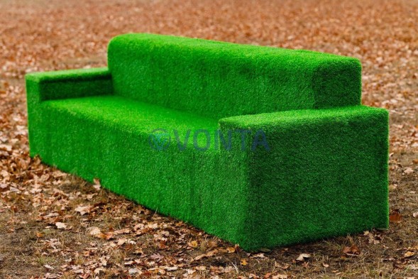 Топиари композиция диван, стол и кресло — газон Eco+