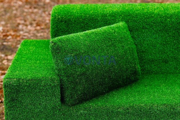 Топиари композиция диван, стол и кресло — газон Eco+