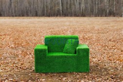 Топиари композиция диван, стол и кресло — газон Eco+