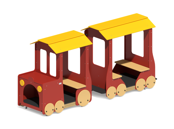 Игровое оборудование “Паровоз с вагончиком”, ИО-01.4
