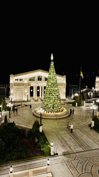 Ель каркасная «Светодинамическая Уральская» - 22 м