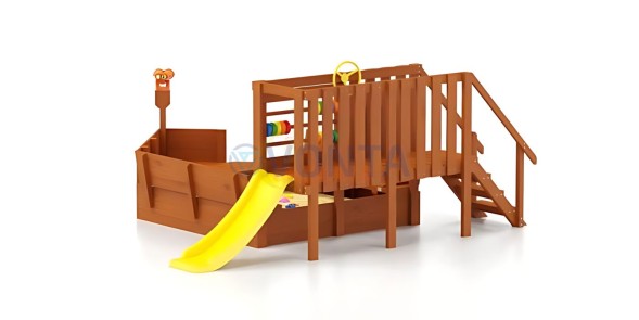 Игровой комплекс Песочный дворик Савушка-4