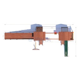 Детская площадка CustWood All-Season 6 (круглый год)