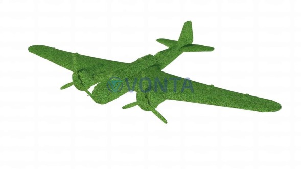Топиари самолет бомбардировщик, масштаб к оригиналу 1:5 — газон Premium