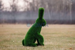 Топиари заяц Трини, h=105 см — газон Deluxe