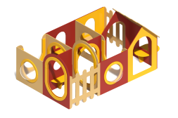 Игровое оборудование «Лабиринт дворик», ИО-05.4