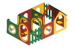 Игровое оборудование «Лабиринт дворик», ИО-05.4