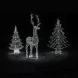 Комплект светодиодных фигур Олень в лесу 3 шт., (OL153)