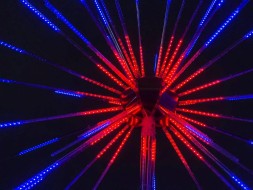 Светодиодная Фигура Фейерверк 2.4 м., 24В, 1512 RGB LED, мерцание, IP65
