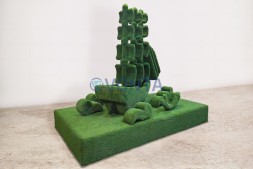 Топиари корабль на волнах — газон ECO