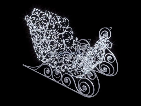 Светодиодная фигура Сани ажурные 130*200 см., (SR056)