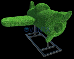 Топиари самолет, L=150см — газон Eco