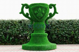 Топиари вазон с гербом — газон Eco