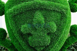 Топиари вазон с гербом — газон Eco