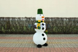 Топиари композиция снеговики, 4 шт — газон Eco