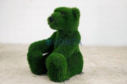 Топиари медвежонок сидящий, h=60см — Deluxe