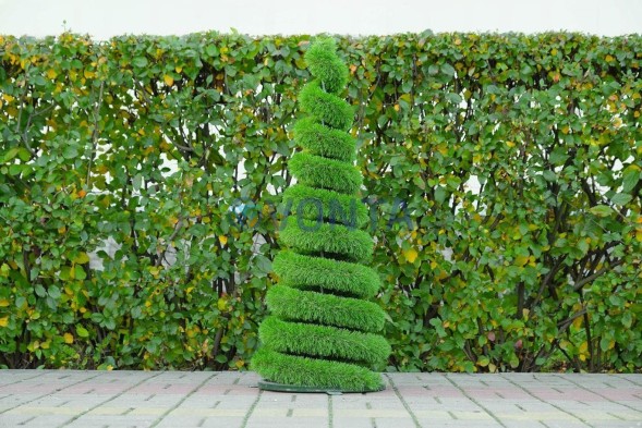 Топиари елка спиралька, h=100 см — газон Deluxe Simple