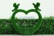 Топиари арка — скамейка с голубями- газон Eco