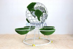 Топиари глобус с кашпо — газон Eco