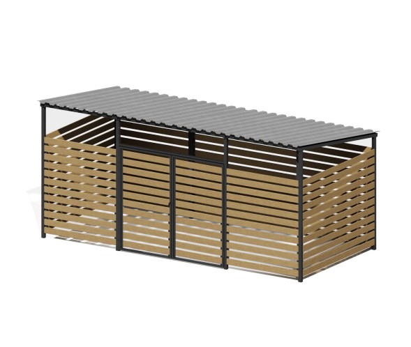 Контейнерная площадка “Эко+” (на 4 контейнера), ХОЗ-08