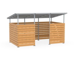 Контейнерная площадка для ТБО «Эко» 2 контейнера, 255.08.01