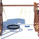 Детская деревянная игровая площадка для улицы дачи CustWood Active 10