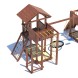 Детская деревянная игровая площадка для улицы дачи CustWood Active 10