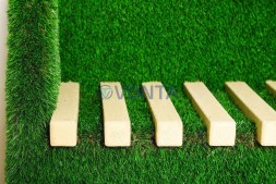 Топиари лавочка, фотозона, полимерная доска, L=175 см- газон Deluxe