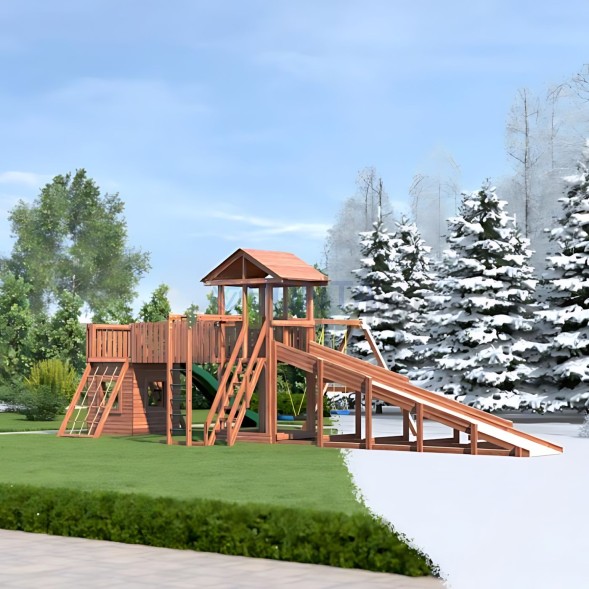 Детская площадка CustWood All-Season 9 (круглый год)