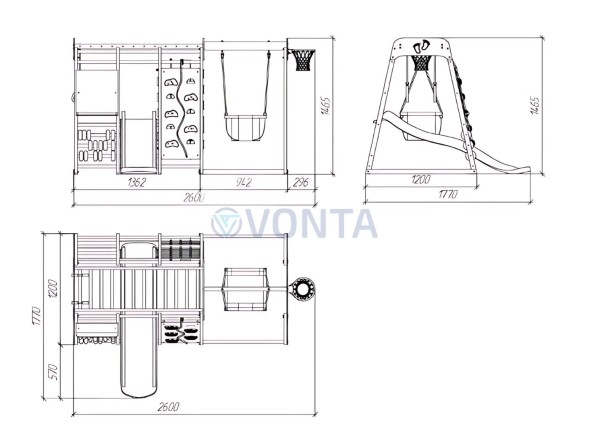 Детский комплекс Савушка Непоседа 9 shiitake