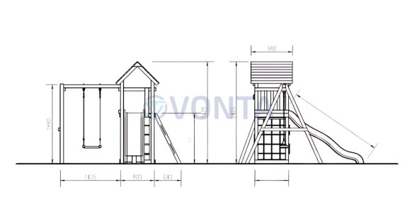 Детская площадка Савушка Мастер 7