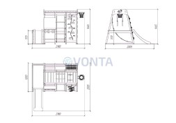Детский комплекс Савушка Непоседа 7 oak