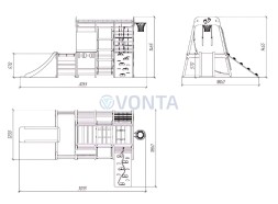 Детский комплекс Савушка Непоседа 7 oak