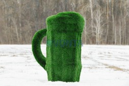 Топиари бокал пенного — газон Deluxe