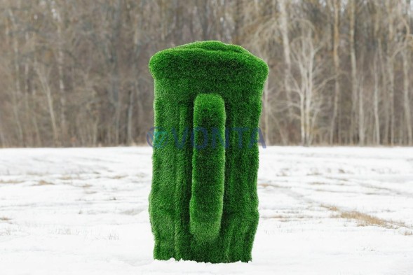 Топиари бокал пенного — газон Deluxe