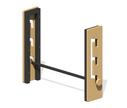 Барьер для прыжков в высоту регулируемый для собак, ПВС-30