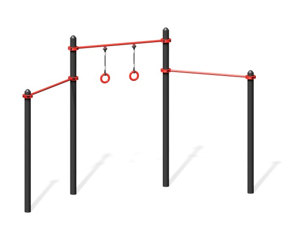 Воркаут-комплекс “Турники и кольца”, СО-219.2