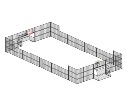 Спортивная площадка “Матч” тип 2, СП-08.6