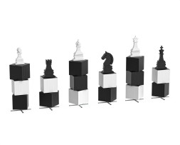 Арт-объект «Шахматные фигуры» 1 шт., 101.06.01