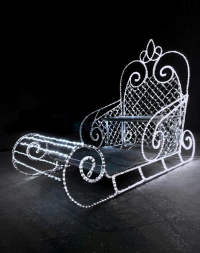 Светодиодная фигура Сани 150*200 см., (SR053)