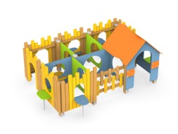 Дворик-лабиринт «Деревенька»