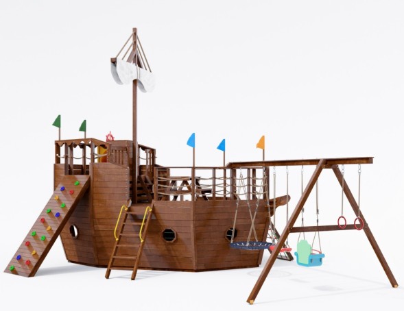 Детская площадка "Корабль Колумб"
