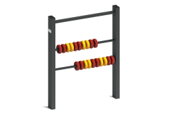 Игровое оборудование “Счеты на металлических столбах”, ИО-11.4